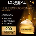 Produits Gratuits Crème gratuite Huile Age Perfect de L'Oréal Paris